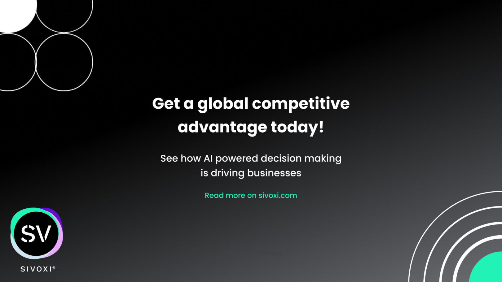 Get a global competitive advantage today! See how AI powered decision making is driving businesses.