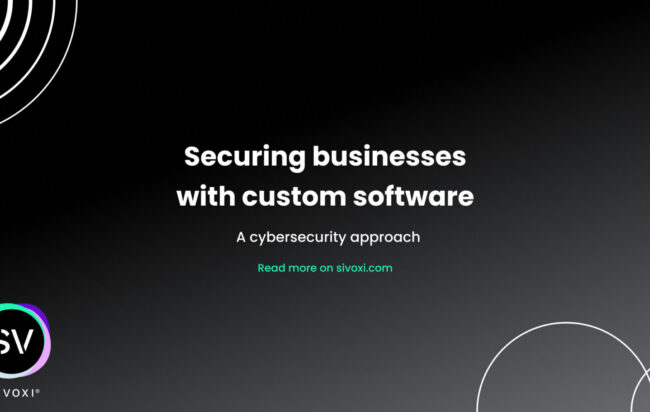 Secure your business with custom software development.